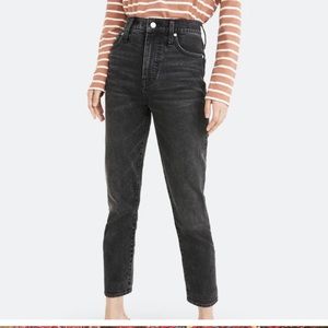 Madewell Black The Perfect Vintage Crop Jeans